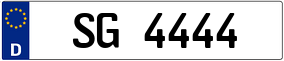 Truck License Plate